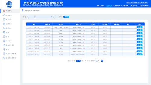 后台系统/办公系统/法院政府管理系统/执行管理系统